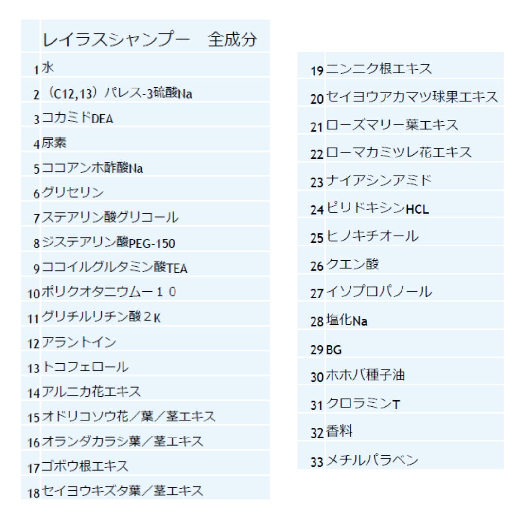 レイラスシャンプー4000ml