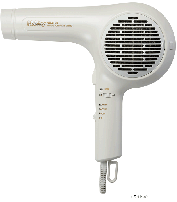 NB-3100マイナスイオンハンドラ ホワイト